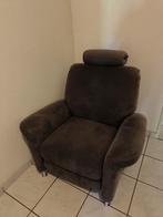 grijze fauteuil met ligfunctie, Ophalen, Gebruikt