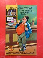 1953 Humor - Vacation Hints, Ophalen of Verzenden, 1940 tot 1960, Gelopen, Overige thema's
