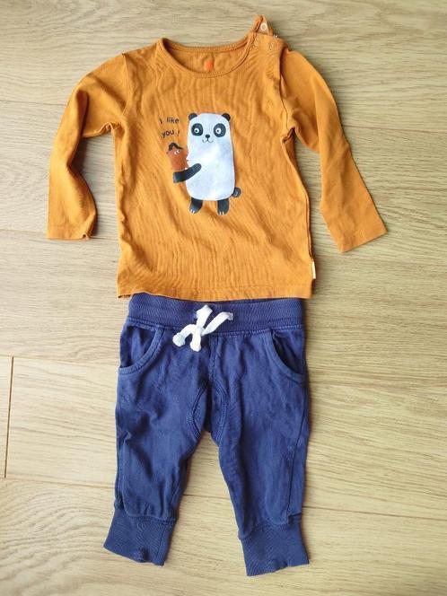 hema broekje maat 68 met shirt, Kinderen en Baby's, Babykleding | Maat 68, Gebruikt, Jongetje of Meisje, Broekje, Ophalen of Verzenden