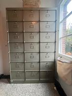 Vintage metalen kleppenkast / archiefkast, Ophalen, Zo goed als nieuw