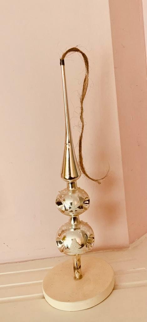 Antieke kerstpiek vintage piek oude kerstbal, Antiek en Kunst, Curiosa en Brocante, Ophalen of Verzenden