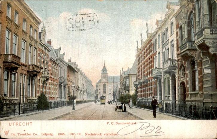 Utrecht, Verzamelen, Ansichtkaarten | Nederland, Gelopen, Utrecht, Voor 1920, Ophalen of Verzenden