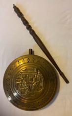 Wand decoratie z g bedpan met houten steel, Ophalen of Verzenden