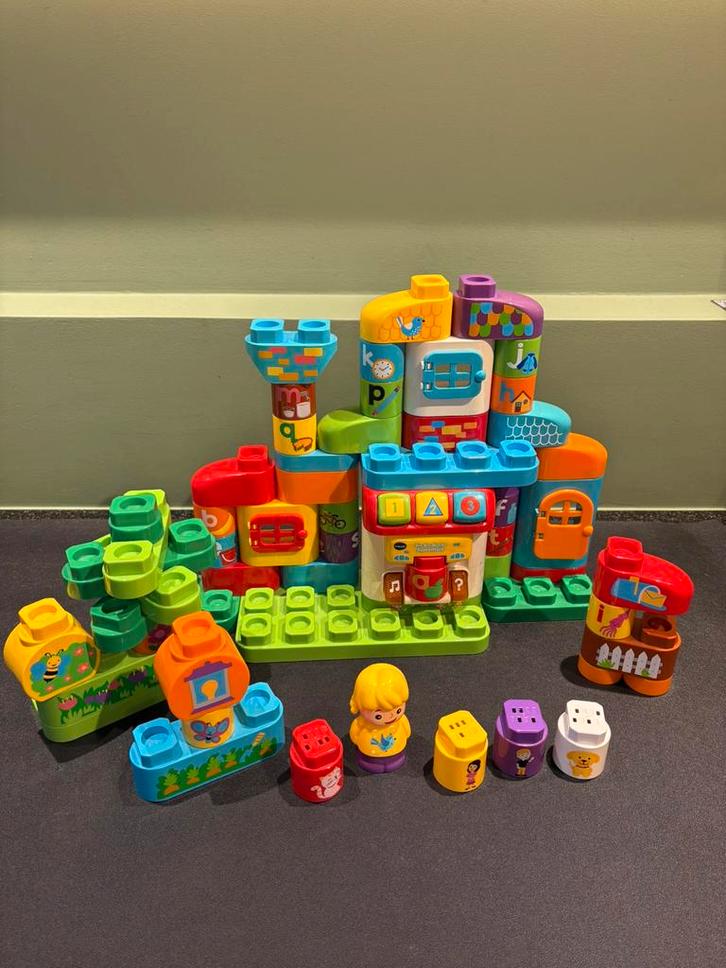 VTech Bla Bla Blocks Speelhuis, Kinderen en Baby's, Speelgoed | Vtech, Zo goed als nieuw, 6 maanden tot 2 jaar, Ophalen of Verzenden