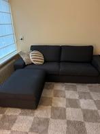 Kivik 3 zitsbank met voetenbank/poef, Antaraciet van IKEA, Huis en Inrichting, Ophalen, Zo goed als nieuw, Stof