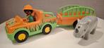 Playmobil 123 Safari Auto, Kinderen en Baby's, Speelgoed | Playmobil, Ophalen, Zo goed als nieuw