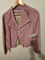 Nieuwe roze leren jas, maat 38/40, Maat 38/40 (M), Nieuw, Ophalen of Verzenden, Jasje