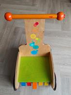 Houten loopwagen, Ophalen of Verzenden, Zo goed als nieuw, Duw- of Trekspeelgoed