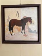 Paard, Antiek en Kunst, Kunst | Schilderijen | Klassiek, Ophalen of Verzenden