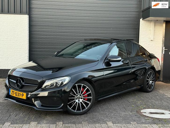 Mercedes-Benz C-klasse 250 AMG|211pk|Burmester|Pano|19 inch|, Auto's, Mercedes-Benz, Bedrijf, Te koop, C-Klasse, 360° camera, ABS