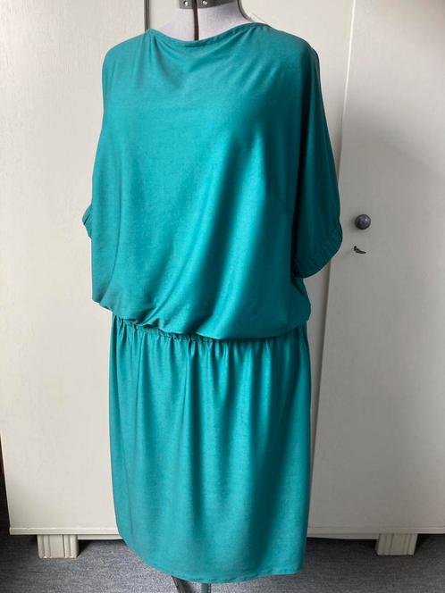 Leuke casual jurk, Kleding | Dames, Jurken, Zo goed als nieuw, Maat 46/48 (XL) of groter, Blauw, Onder de knie, Ophalen of Verzenden