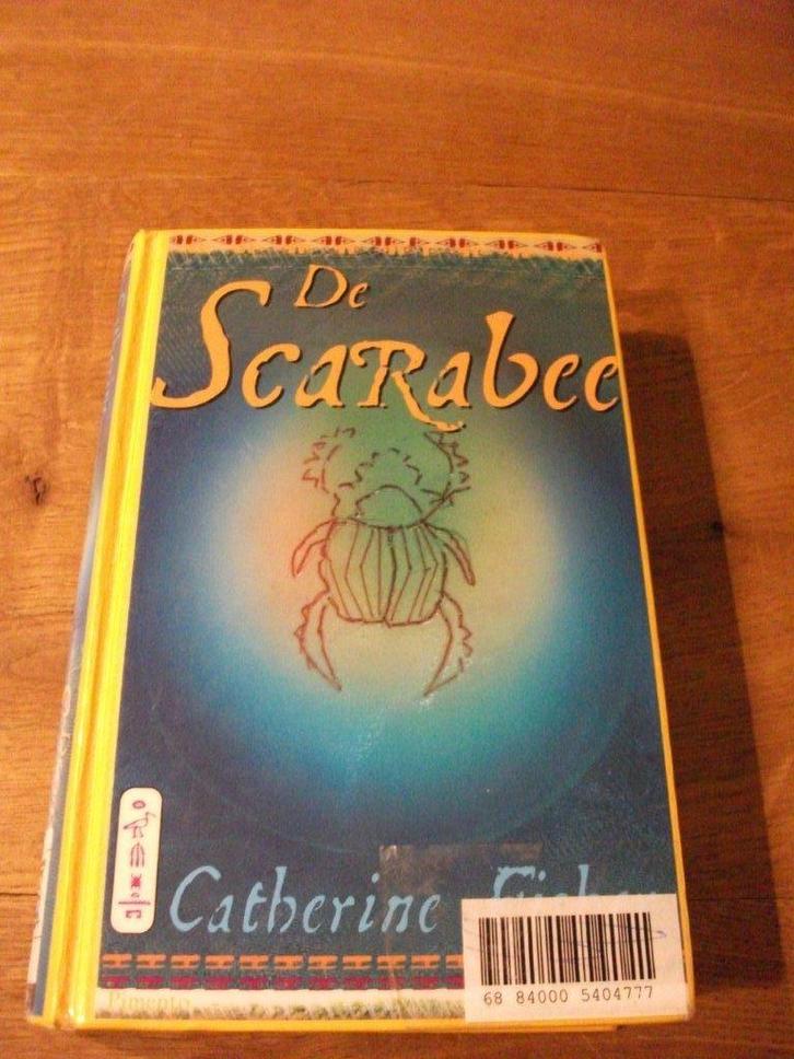 Catherine Fisher - De scarabee (hardcover, 416 pagina), Boeken, Avontuur en Actie, Gelezen, Ophalen of Verzenden