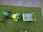 John Deere traptractor met aanhanger te koop, Kinderen en Baby's, Speelgoed | Buiten | Voertuigen en Loopfietsen, Ophalen, Gebruikt