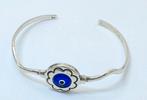 Zilveren Armband met Blauw Glas, Van Rijckevorsel, Verzenden, ., Zo goed als nieuw