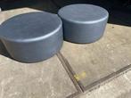 Stijlvolle ronde zitpoefs voor horeca, lounge, kantoor 15, Ophalen, Zo goed als nieuw, Rechthoekig, 125 cm of meer