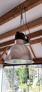 2 Industriële fabriekslampen Philips, Huis en Inrichting, Lampen | Hanglampen, Industrieel, Gebruikt, Metaal, 50 tot 75 cm