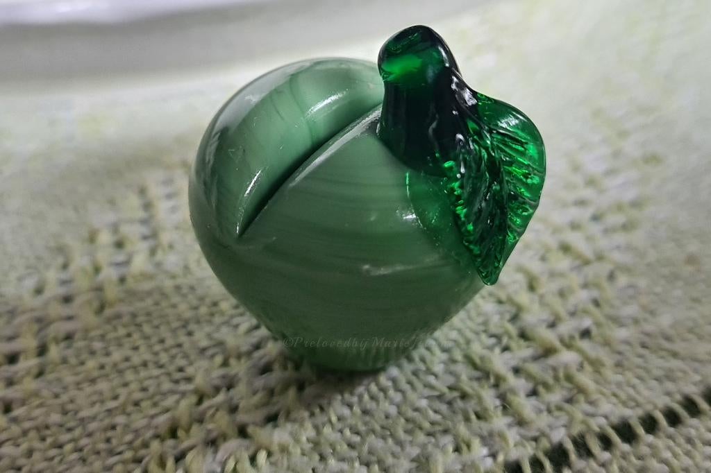 6x Murano glas naamkaarthouders vruchten  uniek en gaaf., Antiek en Kunst, Ophalen of Verzenden