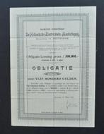 De Hollandsche Electriciteits Maatschappij - 1899, Postzegels en Munten, Aandelen en Waardepapieren, Verzenden, Voor 1920, Obligatie of Lening