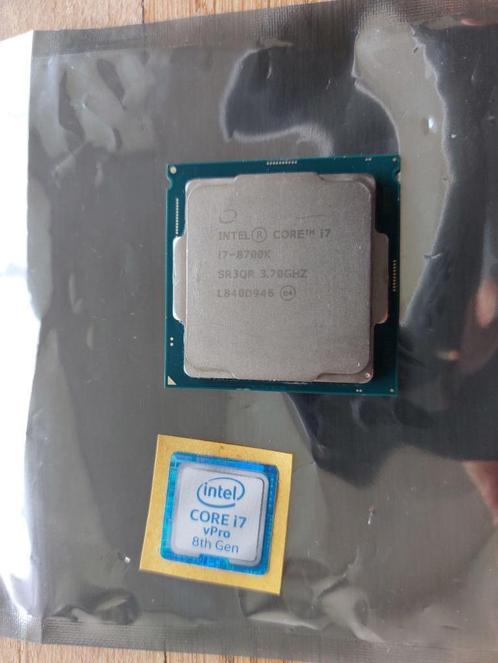 Intel Core i7-8700k CPU - LGA 1151, Computers en Software, Processors, Gebruikt, 6-core, 3 tot 4 Ghz, Ophalen of Verzenden