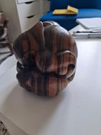 Houten Yogi man of Orange Malu 8 cm, Antiek en Kunst, Ophalen of Verzenden