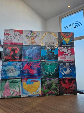 Pokemon elite trainer boxen, booster box, booster bundle beschikbaar voor biedingen