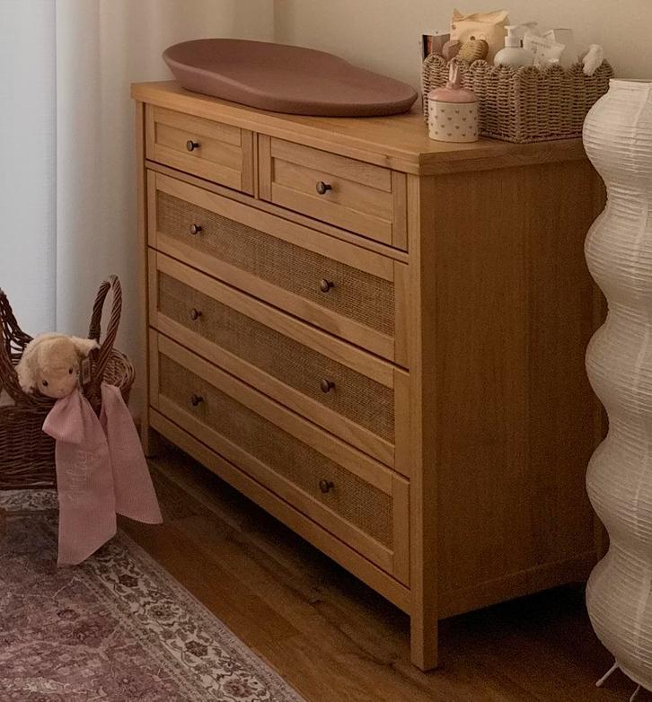 Eiken commode/ladekast La Redoute, Kinderen en Baby's, Kinderkamer | Commodes en Kasten, Zo goed als nieuw, Commode, Minder dan 90 cm
