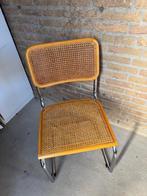 2x Bauhaus stoelen chrome, Huis en Inrichting, Stoelen, Ophalen, Gebruikt, Bruin, Hout