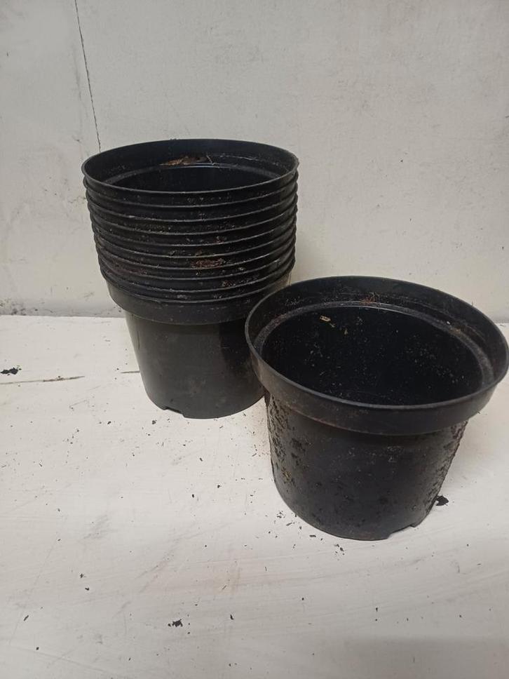 Kweekpotten 3 liter, Tuin en Terras, Bloempotten, Gebruikt, Kunststof, Minder dan 40 cm, Minder dan 25 cm, Rond, Ophalen of Verzenden
