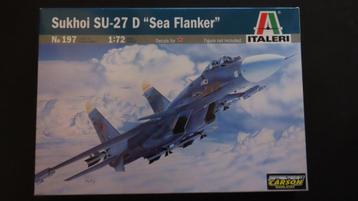 Sukhoi SU-27 D Sea Flanker Italeri 1/72 beschikbaar voor biedingen