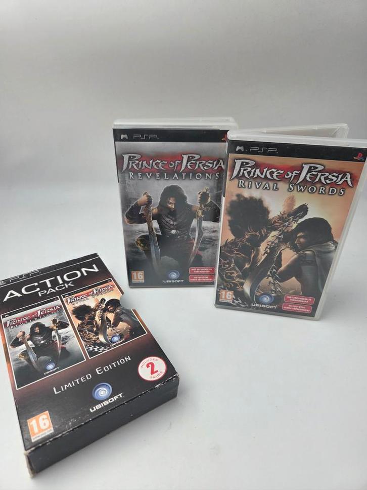 Prince of Persia PSP Games - Actie Pack, Spelcomputers en Games, Games | Sony PlayStation Portable, Gebruikt, Avontuur en Actie