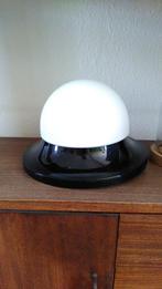 Vintage Plafondlamp "Van Den Heg", Ophalen of Verzenden, Gebruikt, Glas, Seventies, Mid Century, Dutch Design