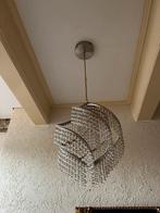 Elegante kroonluchter met kristallen, Ophalen, Gebruikt, Metaal, 75 cm of meer