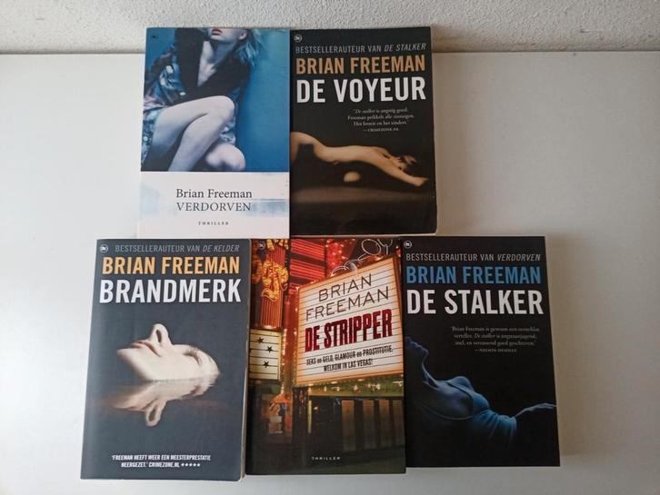 5 x Brian Freeman, Boeken, Thrillers, Zo goed als nieuw, Nederland, Ophalen of Verzenden