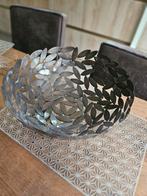 Handgemaakte bronzen metalen fruitschaal €25, Overige materialen, Schaal, Verzenden, Rond