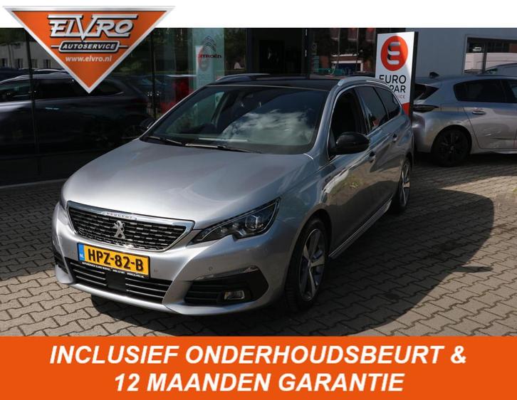 Peugeot 308 SW 1.2 PureTech GT AUTOMAAT NAVI CAMERA KEYLESS, Auto's, Peugeot, Bedrijf, Te koop, ABS, Achteruitrijcamera, Adaptive Cruise Control