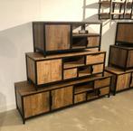 TV Kast Bombay Middelmaat, Ophalen, 100 tot 150 cm, Nieuw, Metaal