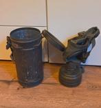 Gasmasker in blik WW2, Verzamelen, Ophalen of Verzenden, Nederland