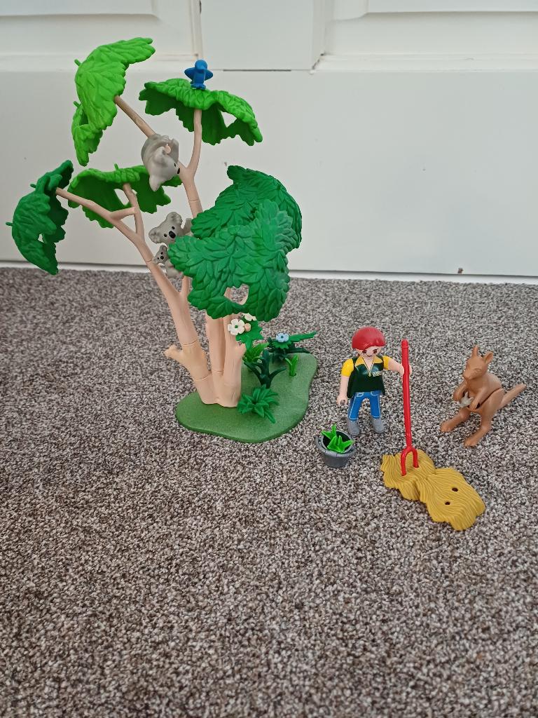 Playmobil koalaboom met kangoeroe (4854), Kinderen en Baby's, Speelgoed | Playmobil, Ophalen, Zo goed als nieuw, Complete set
