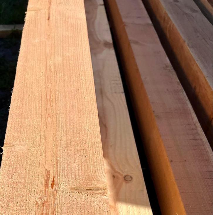 Douglas balken 20 x 20, Tuin en Terras, Palen, Balken en Planken, Nieuw, Balken, 250 cm of meer, Ophalen