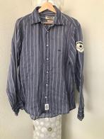 Linnen mcgregor blouse overhemd blauw custos fit m, Zo goed als nieuw, Schipluidenlaan 20 5035KJ Tilburg, Merkfreak, McGregor