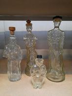 4 decoratie drankflessen, Ophalen