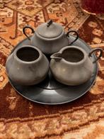 Tinnen theeservies, Antiek en Kunst, Ophalen of Verzenden