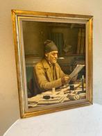 ***Olieverf schilderij : De gemeentesecretaris"***, Antiek en Kunst, Ophalen