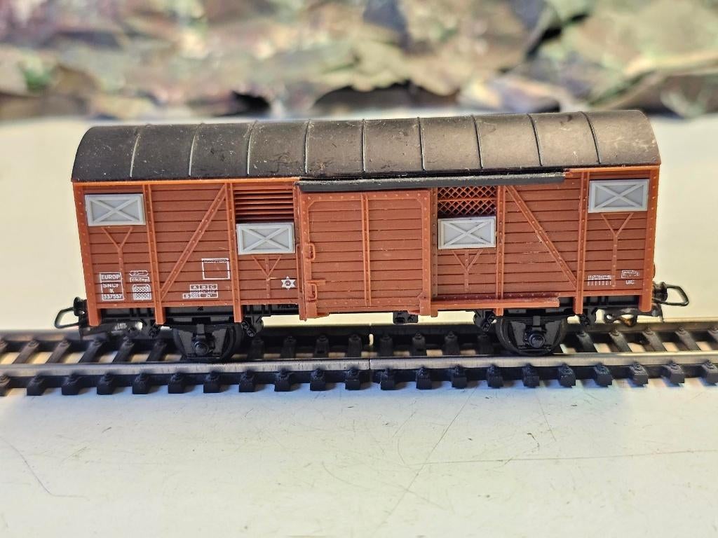 modeltrein H0 wagon jouef wagon SNCF, Gelijkstroom, Jouef, Wagon, Ophalen of Verzenden