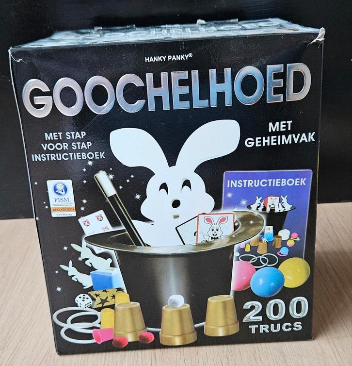 Goochelhoed set, Kinderen en Baby's, Speelgoed | Overig, Zo goed als nieuw, Jongen of Meisje, Ophalen of Verzenden