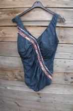 Badpak zwart/ donkerblauw/ kleur Sunflair mt 50 C Cup Vaste, Kleding | Dames, Grote Maten, Zwart, Ophalen of Verzenden, Zo goed als nieuw