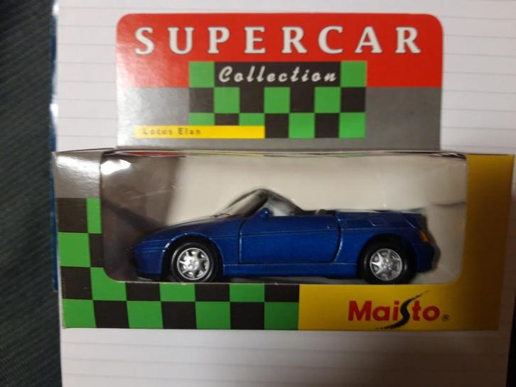 Lotus Elan blauw metallic 1/36, Hobby en Vrije tijd, Modelauto's | Overige schalen, Nieuw, Auto, Ophalen of Verzenden