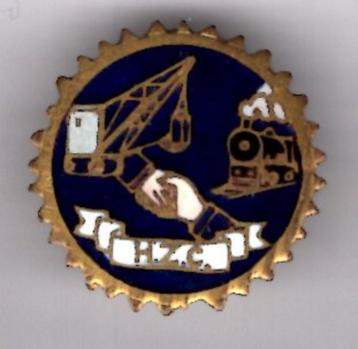 Vakver. Het Zwarte Corps - Nieuwegein HZC broche ( G_245 ) beschikbaar voor biedingen