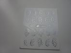 Velletje nagel water decals stickers Y-053 blaadje zilver, Sieraden, Tassen en Uiterlijk, Verzenden, Nieuw, Handen en Nagels, Toebehoren