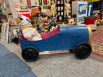 Vintage Trapauto met Michelin Man, Antiek en Kunst, Antiek | Speelgoed, Ophalen